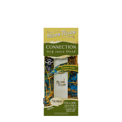 Mellow Fellow - 1ml Spinner Vape - Lemon Tree Connection Blend (Sativa)