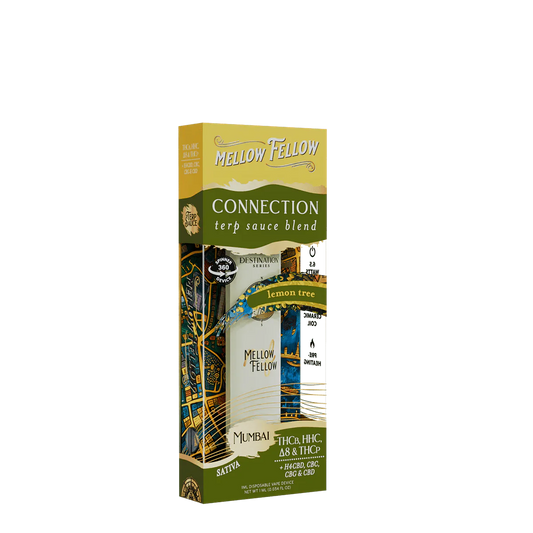 Mellow Fellow - 1ml Spinner Vape - Lemon Tree Connection Blend (Sativa)